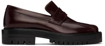 MAISON MARGIELA | Burgundy Tabi County Loafers