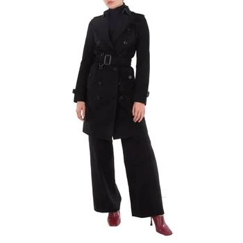 Burberry | Black Sandringham Long Double-breasted Trench Coat