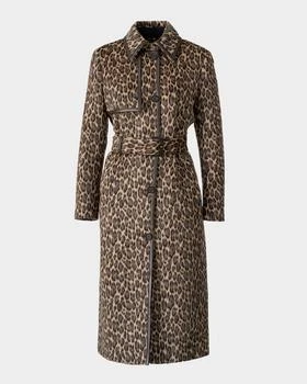 Zeva-A Single-Breasted Wool Trench Coat