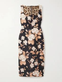 Dolce & Gabbana | Cotton And Silk-blend Jacquard Midi Dress  - IT36