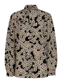 Valentino | Valentino All-Over Floral Printed Long-Sleeved Top