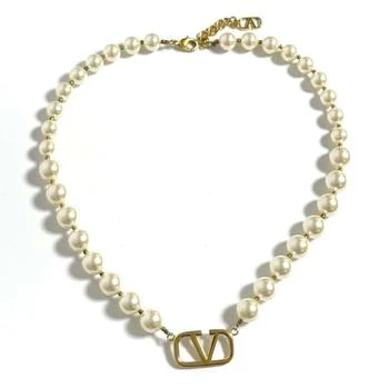 Valentino | Artificial ivory Metal Necklace (Pre-Owned)