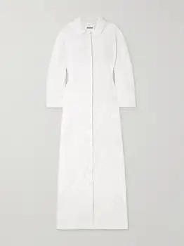 Jil Sander | Cloqué Maxi Dress - Off-white