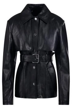 Max Mara | Sportmax Tenzone Belted Leather Jacket