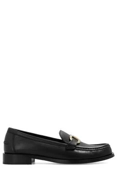 Salvatore Ferragamo | Ferragamo Logo Plaque Slip-On Loafers
