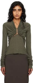 Rick Owens | Khaki Concordians Allanah LS T-shirt