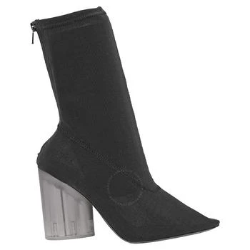 Yeezy Yeezy Ladies Graphite 100 Bootie Knit Opq Heel, Brand Size 37.5 ( US Size  6.5 )