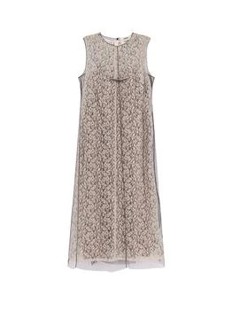Fendi | Fendi Floral Lace Detailed Sleeveless Dress