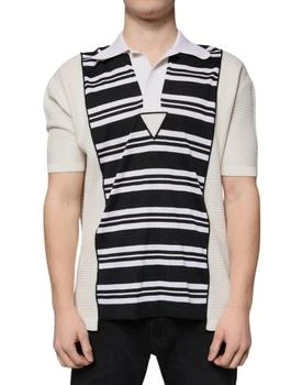 Dolce & Gabbana | Stripe Colla Polo Men's T-shirt