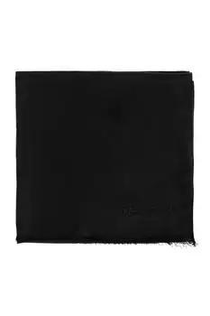 Salvatore Ferragamo | Ferragamo Logo Embroidered Fringed Scarf