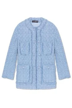 Dolce 
Gabbana | Dolce 
Gabbana Single-Breasted Rush-Stitch Jacket