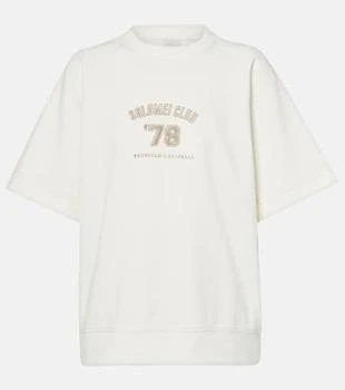 Brunello Cucinelli | Logo patch-appliqué cotton jersey T-shirt