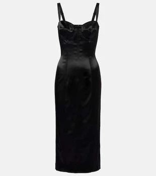Dolce 
Gabbana | Satin bustier dress