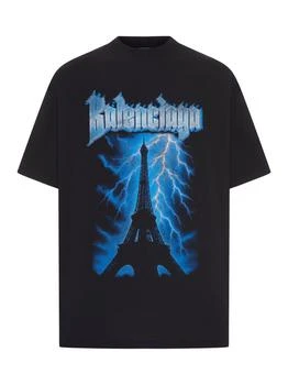 Balenciaga | Balenciaga Graphic Printed Crewneck T-Shirt