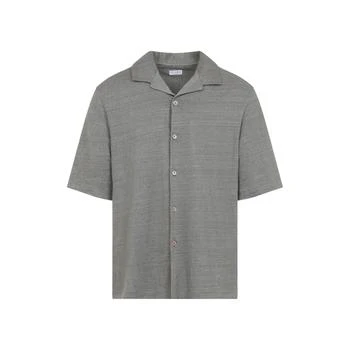 Brunello Cucinelli | Brunello Cucinelli Camp Collar Short Sleeve Shirt