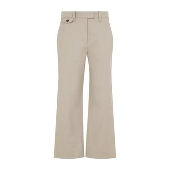 Brunello Cucinelli | Brunello Cucinelli Embellished Cropped Chino Trousers