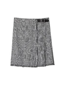 Burberry | Glen Check Wrap Miniskirt