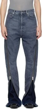 Rick Owens | Blue Concordians Bolan Banana Jeans
