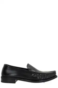 Prada | Prada Ruched Slip-On Loafers