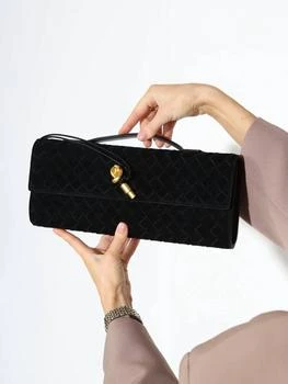 Mint Exclusives Mint Exclusives - Women's Suede Knot Clutch Bag