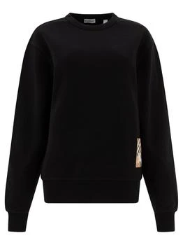 Burberry | Burberry Check-Patch Crewneck Sweatshirt