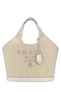 Prada | Prada Logo-Detailed Large Top Handle Bag