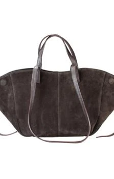 Mint Exclusives Mint Exclusives - Women's Italian Suede Leather Travel Bag With Leather Pouch