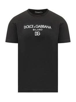 Dolce & Gabbana | Dolce & Gabbana Logo Embroidered T-Shirt