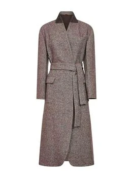 Brunello Cucinelli | Brunello Cucinelli Long Sleeved Belted Coat