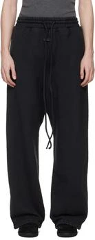 Fear of god Black Sunfaded Wide Leg Sweatpants