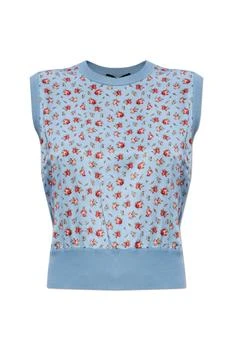 Dolce & Gabbana | Dolce & Gabbana Floral Motif Twill Vest