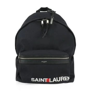 Yves Saint Laurent | Canvas Leather Backpack Handbag (Pre-Owned)
