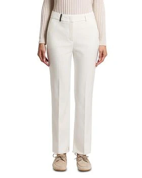 Flared Creased Pants