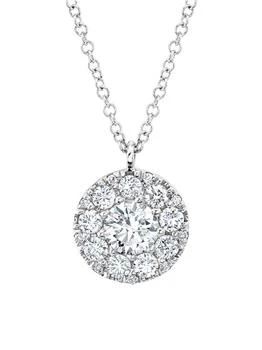 Saks Fifth Avenue | 14K White Gold & 0.75 TCW Diamond Pendant Necklace/18"