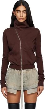 Rick Owens | Burgundy Concordians Mountain Sweatshirt