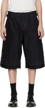 MAISON MARGIELA | Black Cotton Shorts