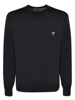 Prada | Prada Long-Sleeved Crewneck Knitted Jumper