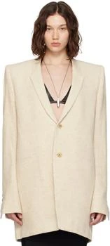 Rick Owens | Off-White Concordians Dirt Tailored LS Blazer