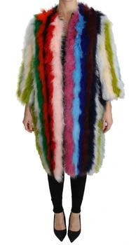 Dolce & Gabbana | Turkey Feather Cape Fur Women's Coat