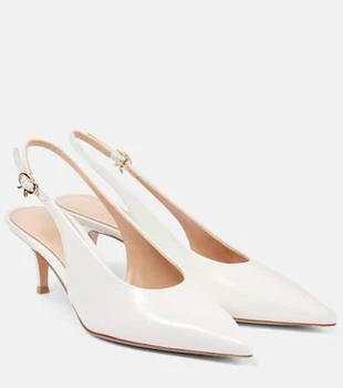 Gianvito Rossi | Robbie Sling 55 leather slingback pumps