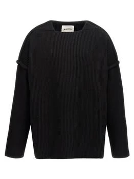 Jil Sander | Men's Geometric Neckline Sweater