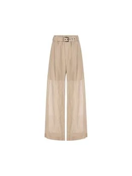 Brunello Cucinelli | Brunello Cucinelli Belted Wide-Leg Trousers