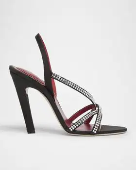 Valentino | Dans Le Foyer Embellished Slingback Sandals