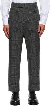 Thom Browne | Gray Prince of Wales Hunting Tweed Trousers