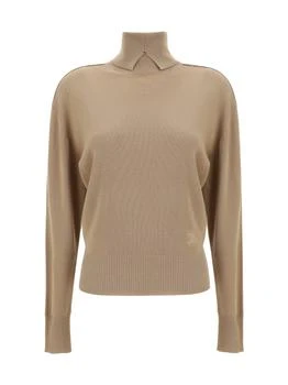 Burberry | Burberry EKD-Motif Turtleneck Knitted Jumper