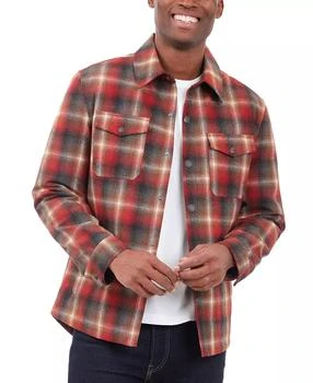 Men's Quilted Wool Shirt Jacket