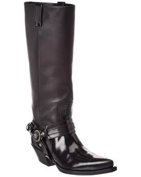 Versace | Taxano Leather Knee High Boot