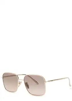 Prada | Aviator-style metal sunglasses