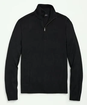 Brooks Brothers Ultimate Merino Wool Quarter-Zip Sweater