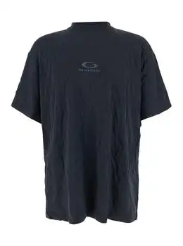 Balenciaga | Balenciaga Logo Embroidered Oversized T-Shirt